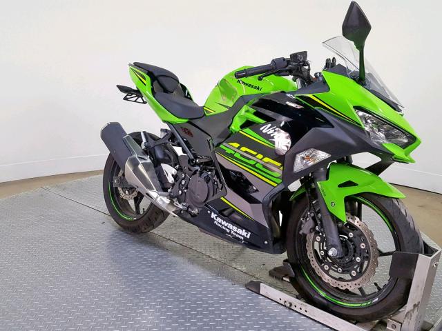 JKAEXKG17JDA09474 - 2018 KAWASAKI EX400 GREEN photo 2