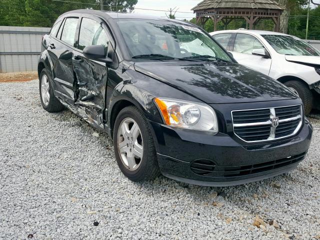 1B3HB48A59D197868 - 2009 DODGE CALIBER SX BLACK photo 1