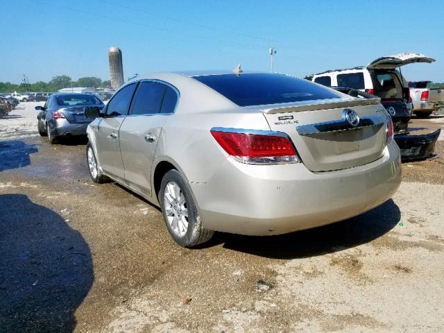 1G4GC5ER8DF306663 - 2013 BUICK LACROSSE GOLD photo 3