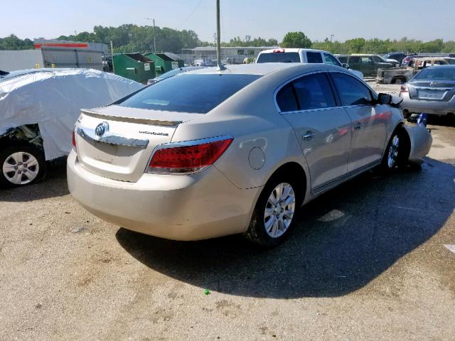 1G4GC5ER8DF306663 - 2013 BUICK LACROSSE GOLD photo 4