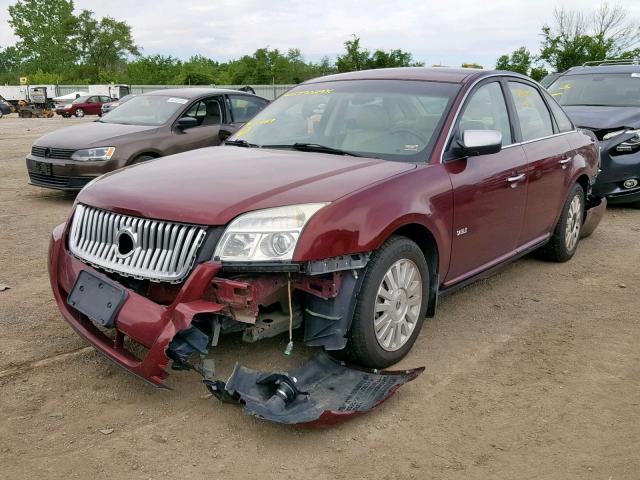 1MEHM40W78G621417 - 2008 MERCURY SABLE LUXU RED photo 2