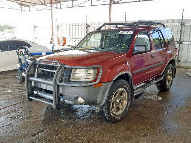 5N1MD28Y24C605374 - 2004 NISSAN XTERRA SE MAROON photo 2