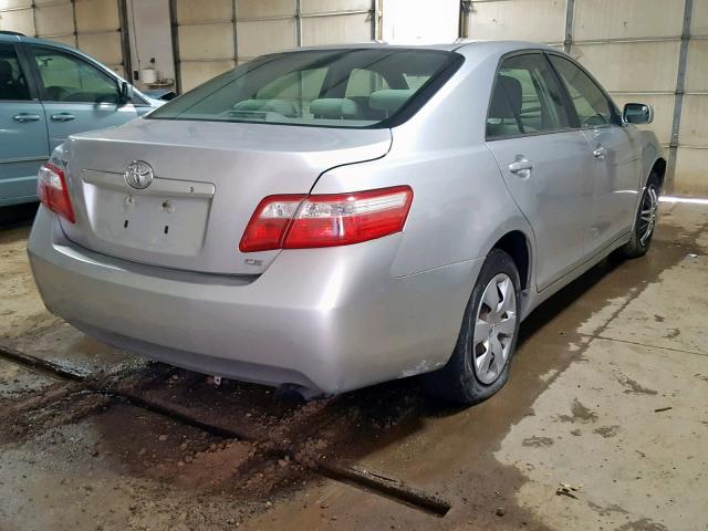 JTNBE46K973091025 - 2007 TOYOTA CAMRY NEW SILVER photo 4