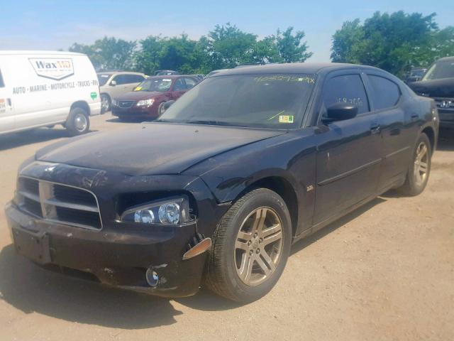 2B3KA43G26H217321 - 2006 DODGE CHARGER SE BLACK photo 2