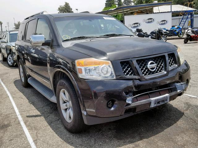 5N1AA0ND7AN604075 - 2010 NISSAN ARMADA SE BLACK photo 1