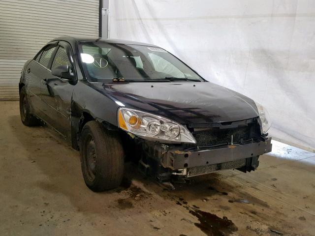 1G2ZF58B374239381 - 2007 PONTIAC G6 VALUE L BLACK photo 1