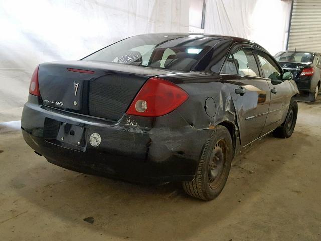 1G2ZF58B374239381 - 2007 PONTIAC G6 VALUE L BLACK photo 4