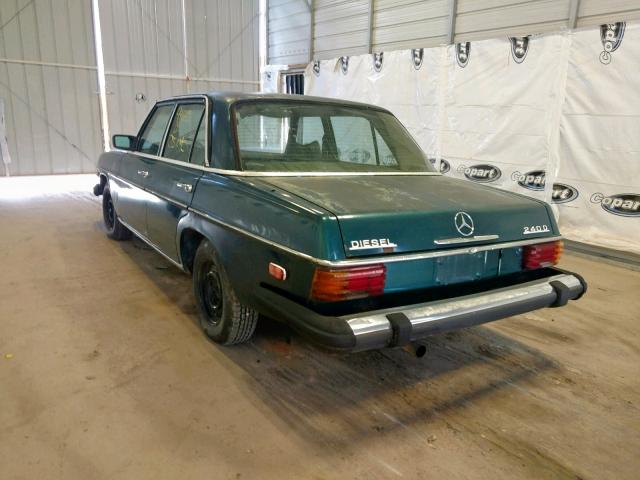 11511712094746 - 1975 MERCEDES-BENZ 240 D BLUE photo 3