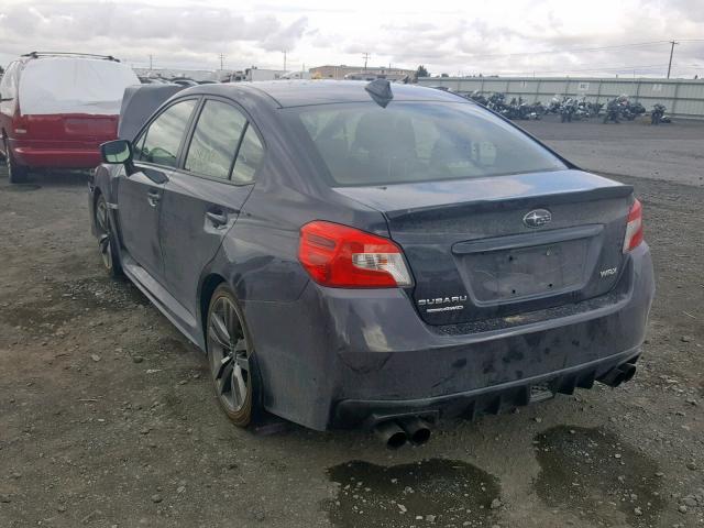 JF1VA1E65G9831608 - 2016 SUBARU WRX PREMIU GRAY photo 3