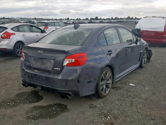 JF1VA1E65G9831608 - 2016 SUBARU WRX PREMIU GRAY photo 4