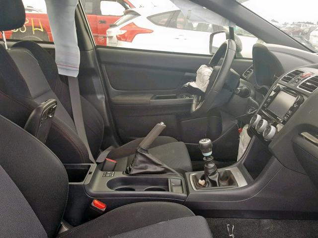 JF1VA1E65G9831608 - 2016 SUBARU WRX PREMIU GRAY photo 5