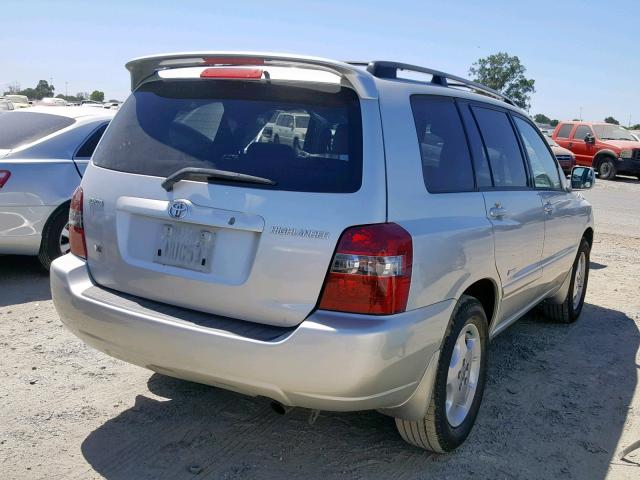 JTEDP21AX70140773 - 2007 TOYOTA HIGHLANDER SILVER photo 4