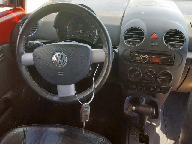 3VWSG31CX6M417739 - 2006 VOLKSWAGEN NEW BEETLE Qırmızı foto 9