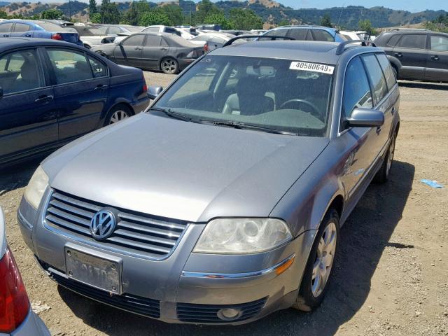 WVWWH63B23E153229 - 2003 VOLKSWAGEN PASSAT GLX GRAY photo 2