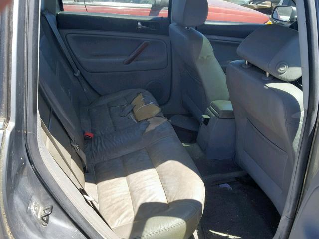 WVWWH63B23E153229 - 2003 VOLKSWAGEN PASSAT GLX GRAY photo 6