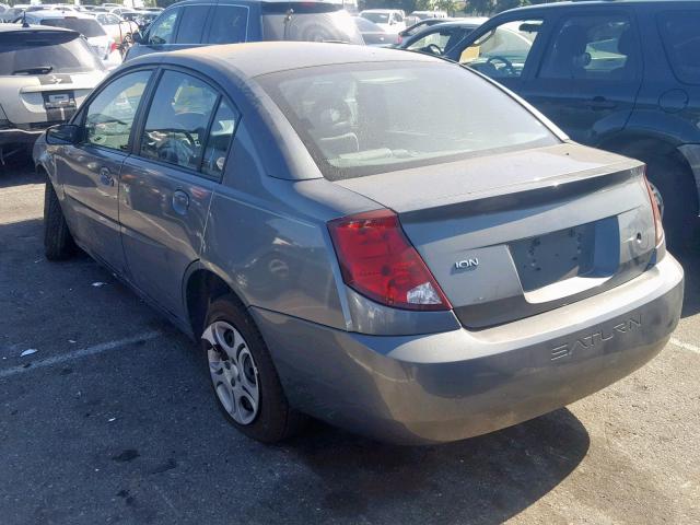 1G8AJ52F24Z222891 - 2004 SATURN ION LEVEL GRAY photo 3
