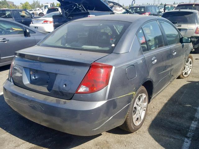 1G8AJ52F24Z222891 - 2004 SATURN ION LEVEL GRAY photo 4