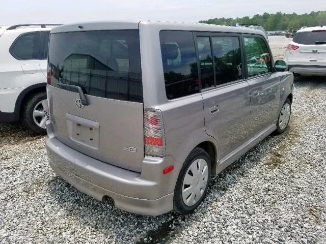 JTLKT324264117473 - 2006 TOYOTA SCION XB 银色 照片 4
