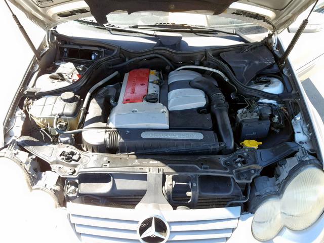 WDBRN47J82A289574 - 2002 MERCEDES-BENZ C 230K SPO SILVER photo 7