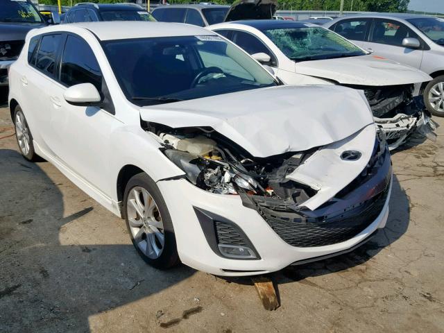 JM1BL1H52A1245593 - 2010 MAZDA 3 S WHITE photo 1