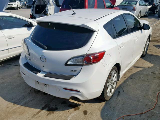 JM1BL1H52A1245593 - 2010 MAZDA 3 S WHITE photo 4