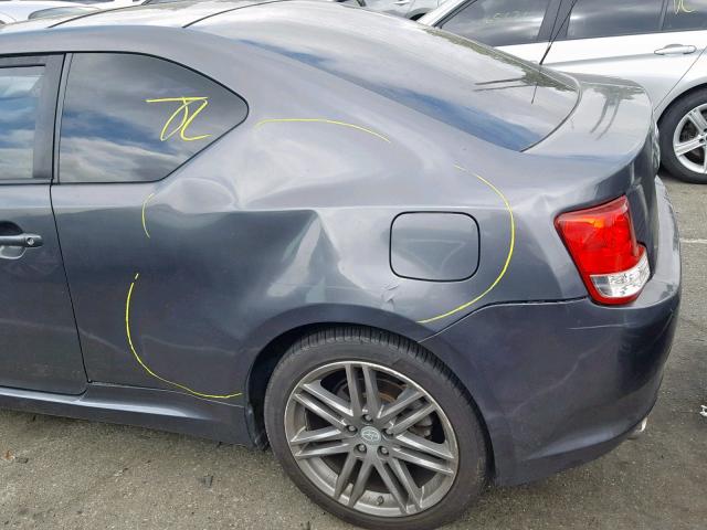 JTKJF5C71C3035442 - 2012 TOYOTA SCION TC ნაცრისფერი ფოტო 9
