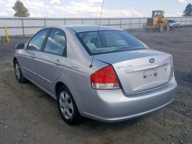 KNAFE121675447367 - 2007 KIA SPECTRA EX SILVER photo 3