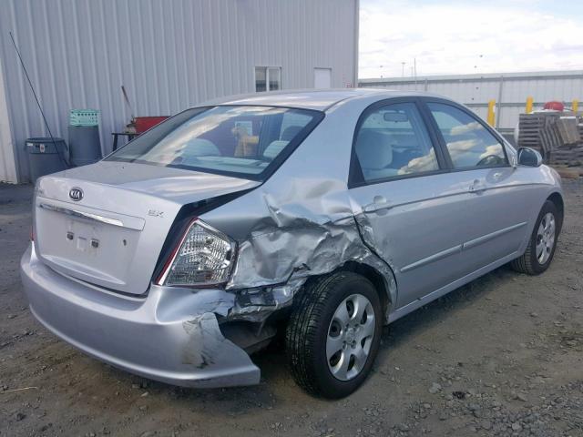 KNAFE121675447367 - 2007 KIA SPECTRA EX SILVER photo 4