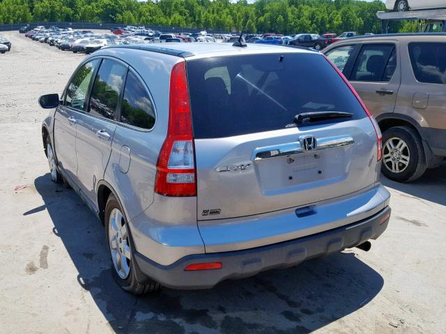 JHLRE48798C026725 - 2008 HONDA CR-V EXL SILVER photo 3