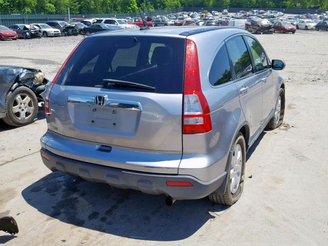 JHLRE48798C026725 - 2008 HONDA CR-V EXL SILVER photo 4