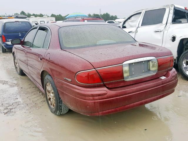 1G4HP54K314172472 - 2001 BUICK LESABRE CU BURGUNDY photo 3