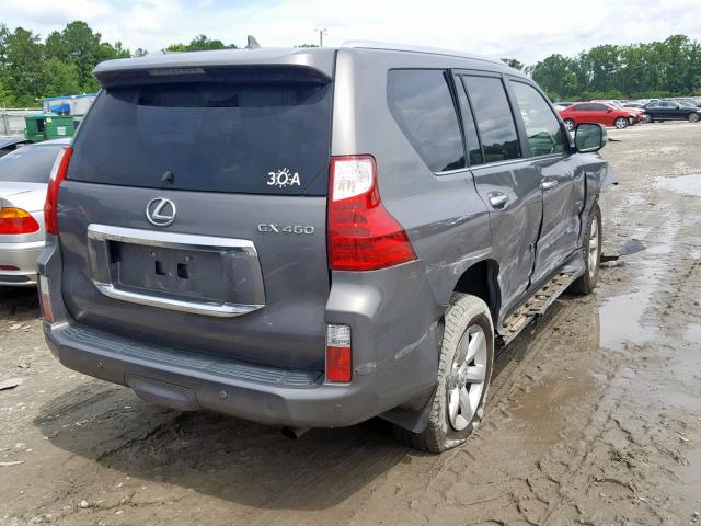 JTJBM7FXXB5026666 - 2011 LEXUS GX GRAY photo 4