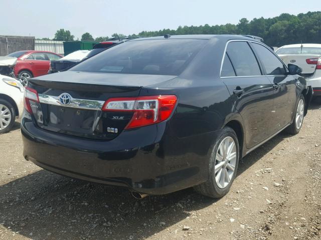 4T1BD1FK8CU028908 - 2012 TOYOTA CAMRY HYBR BLACK photo 4