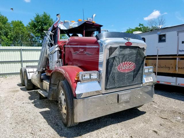 1XP5DU9X12N575391 - 2002 PETERBILT 379 MAROON photo 1