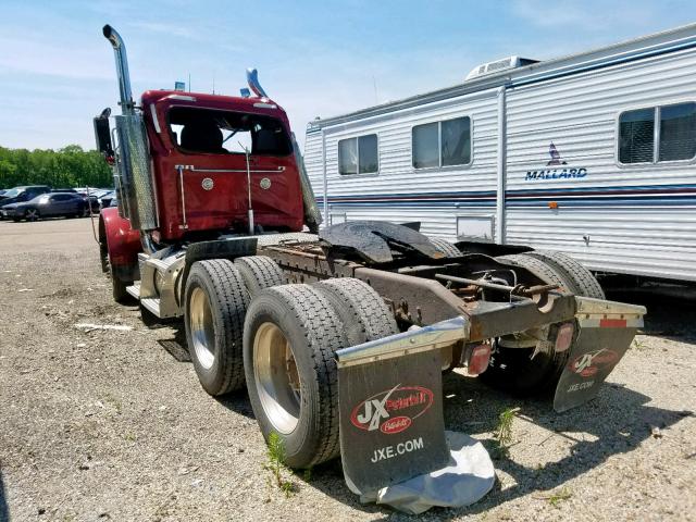 1XP5DU9X12N575391 - 2002 PETERBILT 379 MAROON photo 3