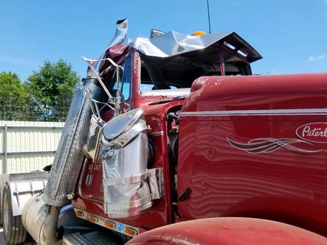 1XP5DU9X12N575391 - 2002 PETERBILT 379 MAROON photo 9