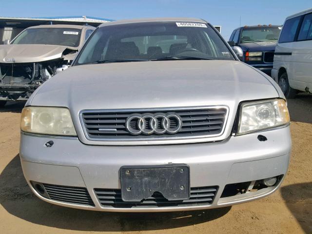 WAUEH64B01N046586 - 2001 AUDI A6 2.8 QUA SILVER photo 9