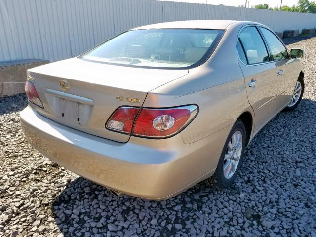 JTHBF30G325024223 - 2002 LEXUS ES 300 TAN photo 4