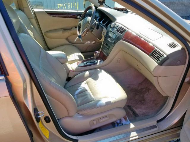 JTHBF30G325024223 - 2002 LEXUS ES 300 TAN photo 5