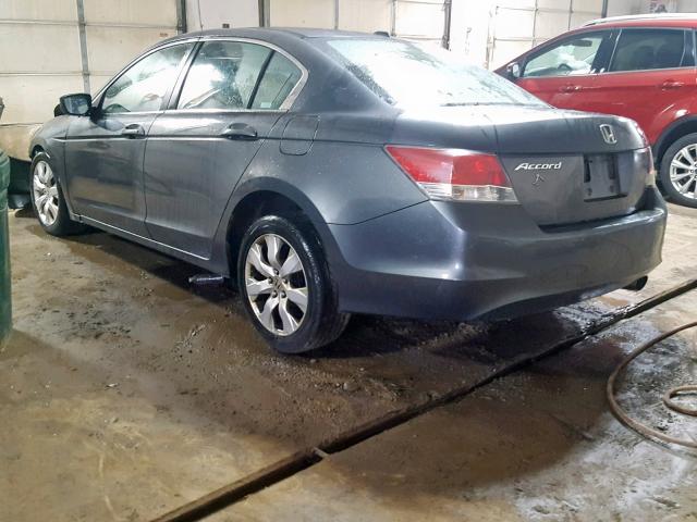 1HGCP26828A074478 - 2008 HONDA ACCORD EXL GRAY photo 3