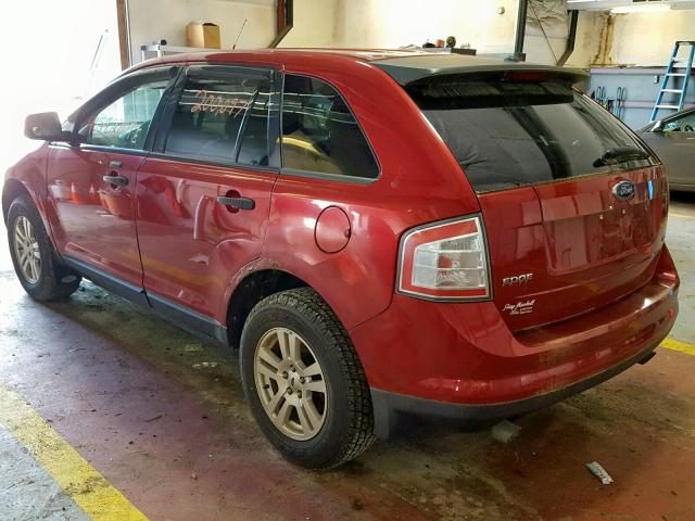 2FMDK46C87BB14451 - 2007 FORD EDGE SE RED photo 3