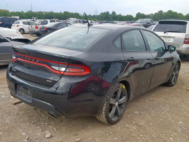 1C3CDFEB0ED802504 - 2014 DODGE DART GT BLACK photo 4