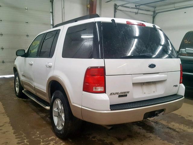 1FMDU74K95UB43180 - 2005 FORD EXPLORER E WHITE photo 3