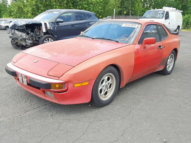 WP0AA0945FN452836 - 1985 PORSCHE 944 RED photo 2