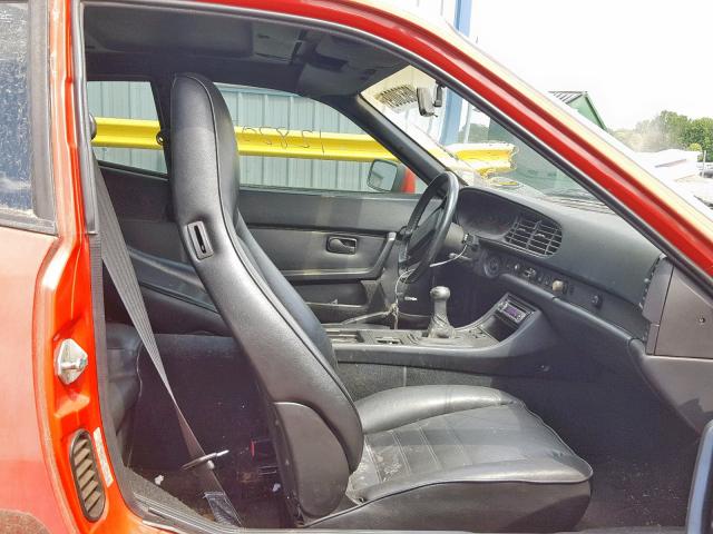 WP0AA0945FN452836 - 1985 PORSCHE 944 RED photo 5