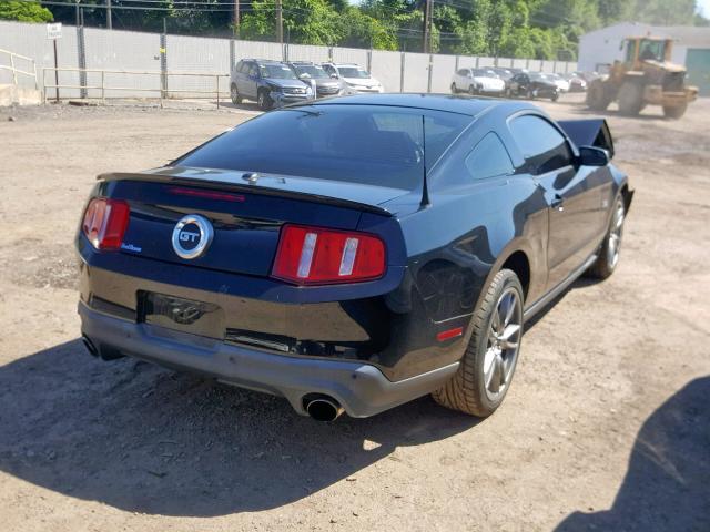 1ZVBP8CF0C5220990 - 2012 FORD MUSTANG GT BLACK photo 4