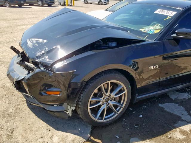 1ZVBP8CF0C5220990 - 2012 FORD MUSTANG GT BLACK photo 9