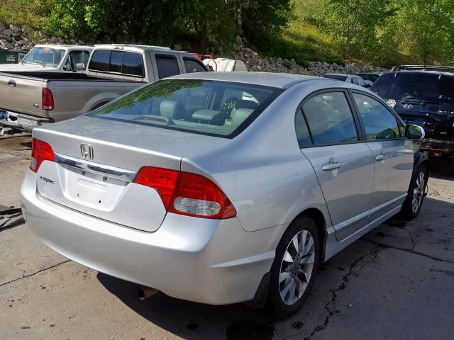 19XFA16969E010295 - 2009 HONDA CIVIC EXL 银色 照片 4