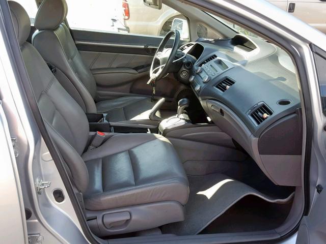 19XFA16969E010295 - 2009 HONDA CIVIC EXL 银色 照片 5