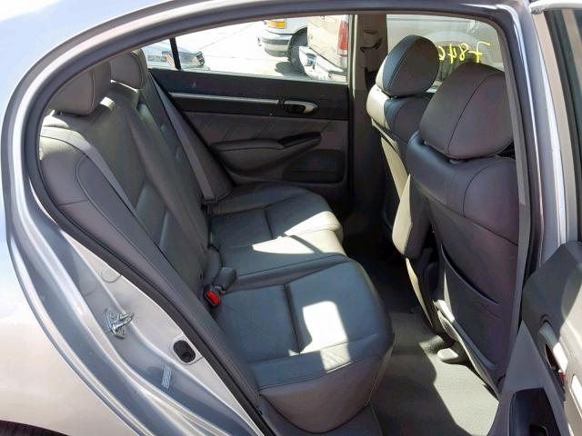 19XFA16969E010295 - 2009 HONDA CIVIC EXL 银色 照片 6